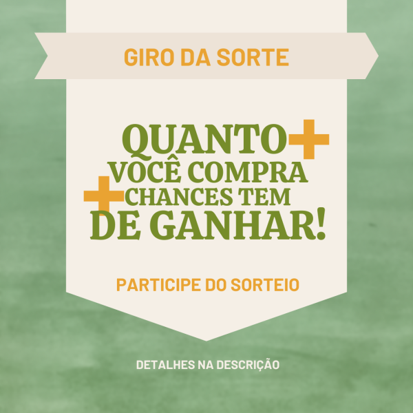 SORTEIO DO DIA 16/03/2025  R$400,00 19HS 